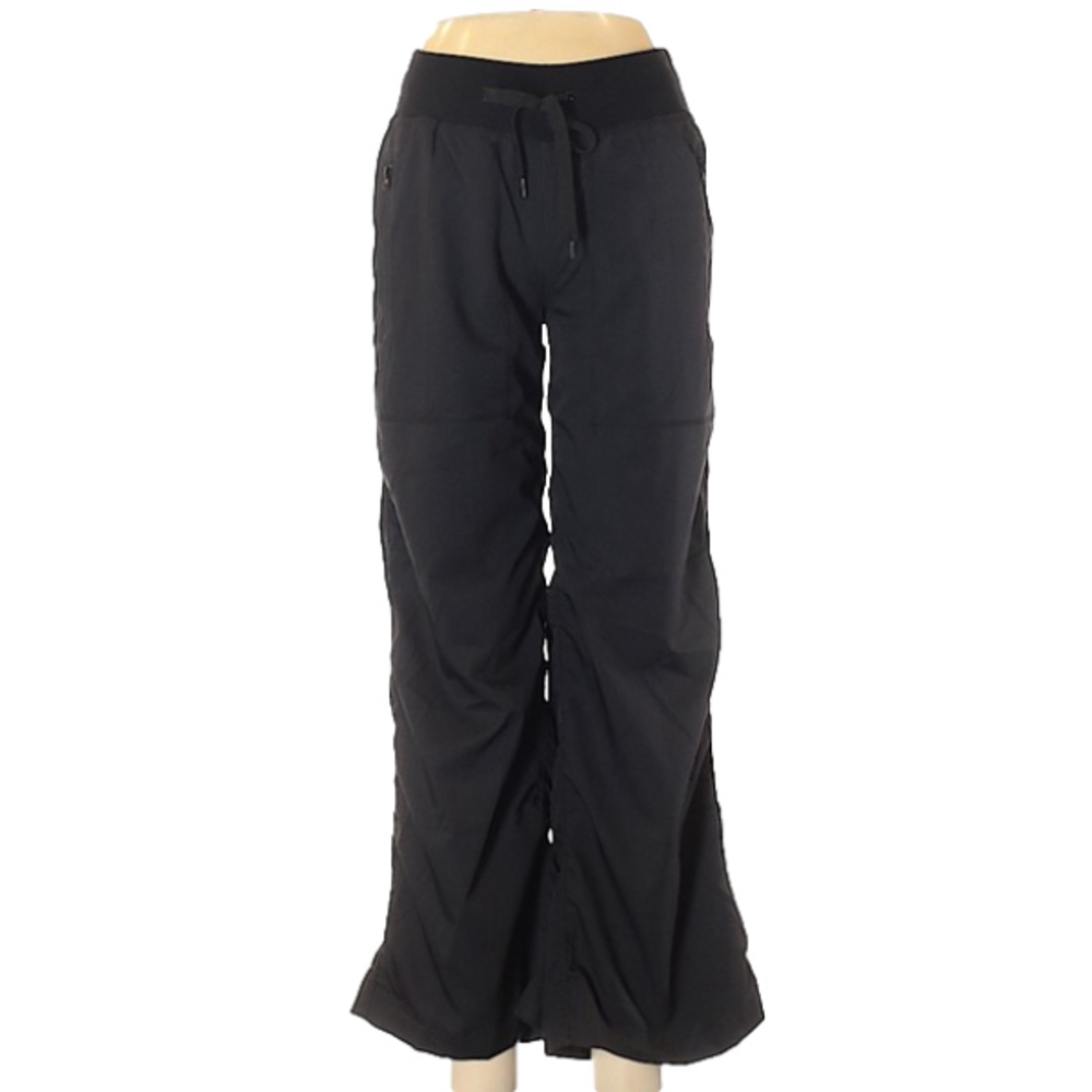 Sociology Black Adjustable hem workout Pants- Large